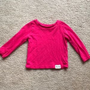 Pink shirt with Gold hearts